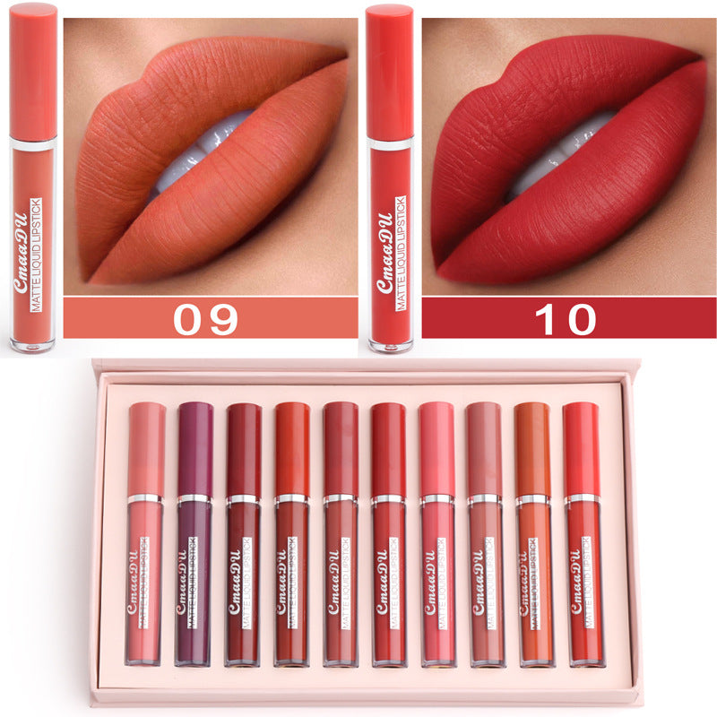 Waterproof Matte Lipstick for Women with Non-Stick Formula