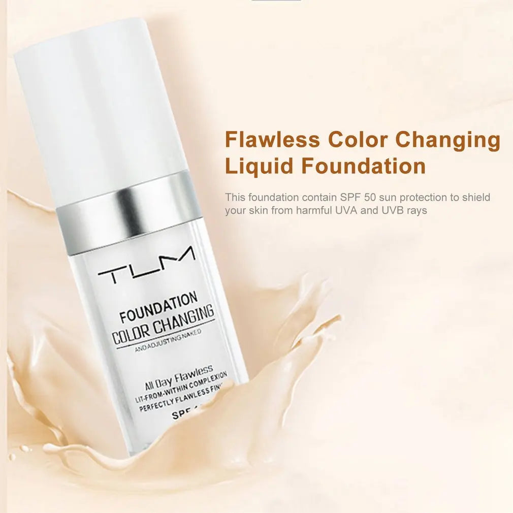 Natural Glow: Liquid Foundation for Warm Radiant Skin