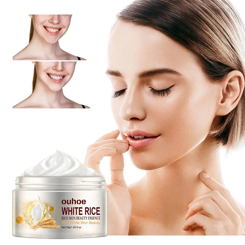 Cream White Rice Anti Aging