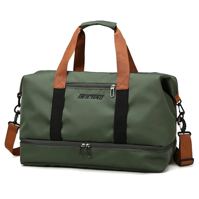 Travel Ready: Unisex Large-Capacity Dry-Wet Sports Bag!