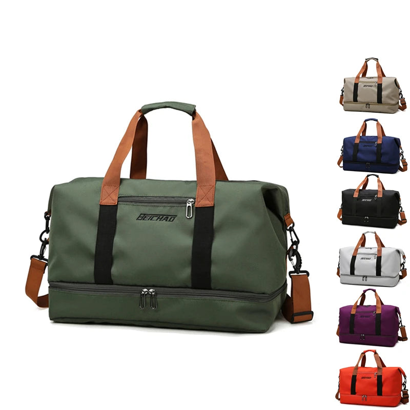 Travel Ready: Unisex Large-Capacity Dry-Wet Sports Bag!