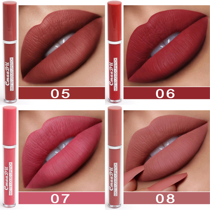 Waterproof Matte Lipstick for Women with Non-Stick Formula